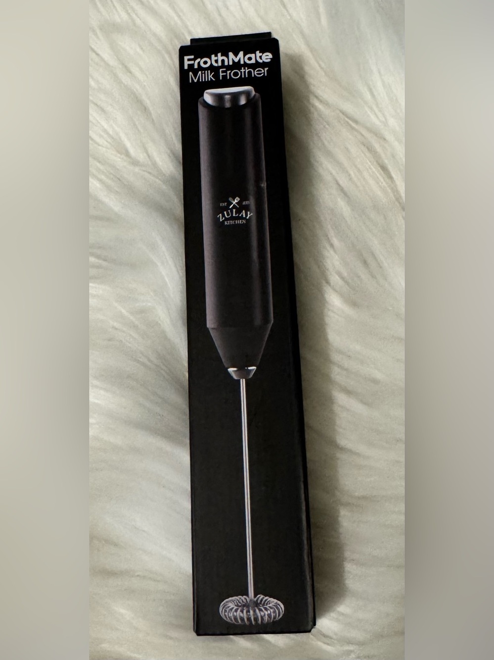 Zulay Kitchen Black Milk Frother - Picture 2 of 3